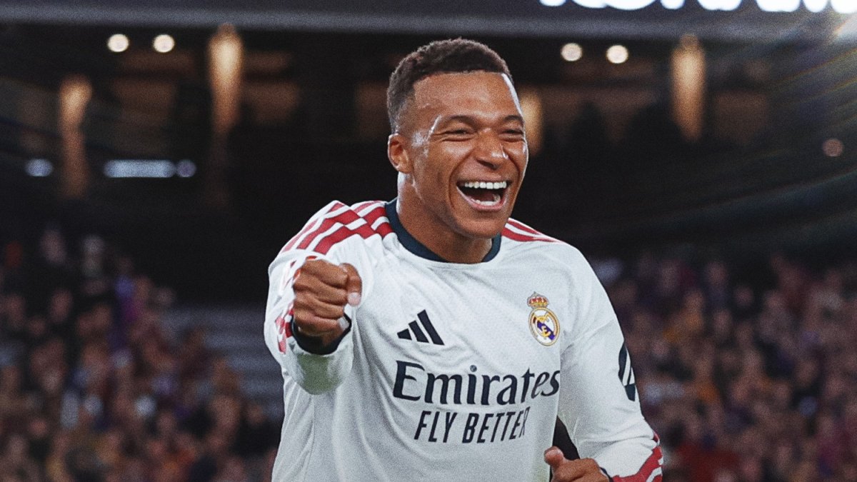 El delantero francés del Real Madrid, Kylian Mbappé, fue la estrella del Clásico.