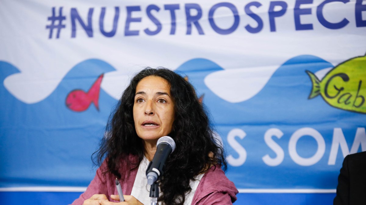 Archivo - La madre del niño Gabiel Cruz, Patricia Ramírez, en una rueda de prensa.