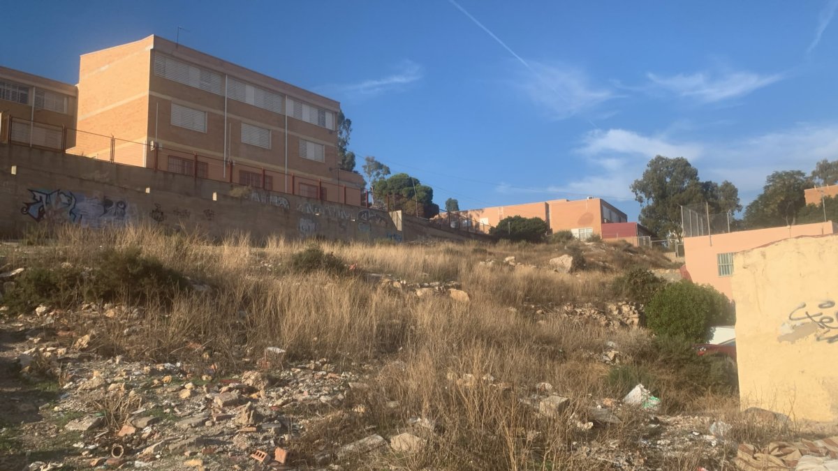 Ubicación en la que estará el futuro huerto urbano de Almería.