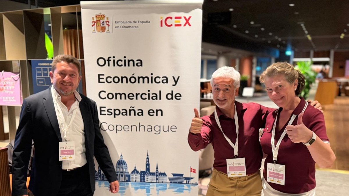 Representantes de las empresas almerienses participantes en Taste Spain Copenhague, encuentro comercial celebrado en Dinamarca.
