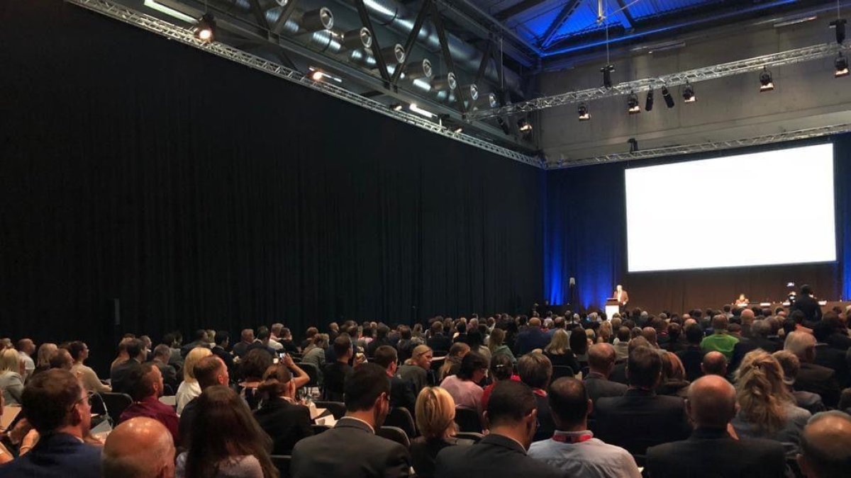 Dr. Joaquín Fernández, durante su participación en el Congreso Internacional.