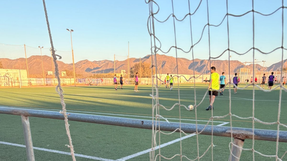 Las instalaciones del campo de Cabo de Gata.