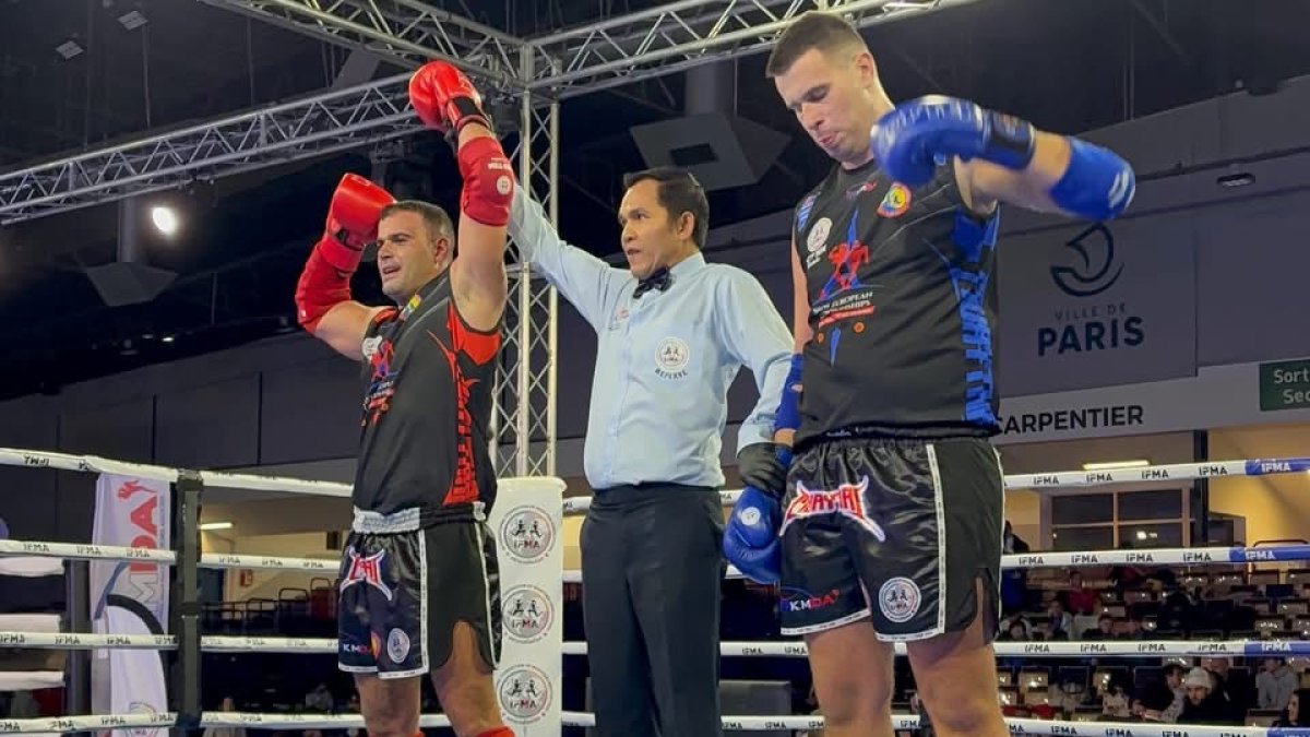 El CD Power Team lleva a Almería al podio europeo de Muay Thai con el bronce de José Luque junto a la Selección Española.