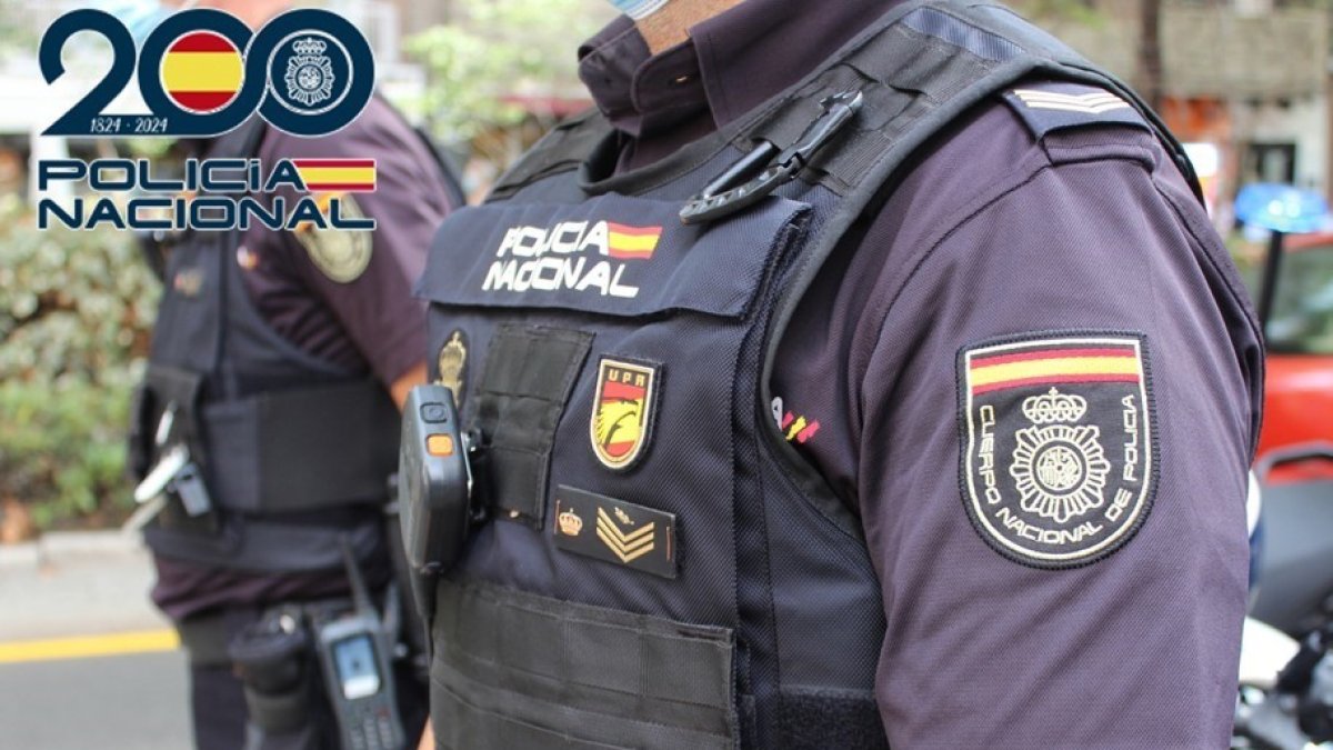 Imagen de archivo de un agente de la Policía Nacional.