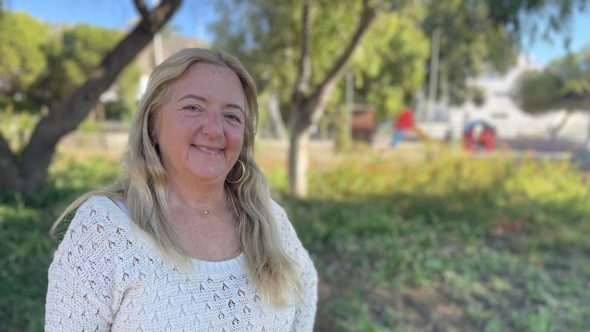 Carla Calin, repartidora de Glovo.