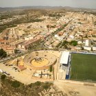 La Plaza de Toros de Vera a vista de pájaro.