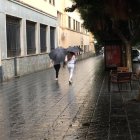 Jornada de lluvia en Almería.