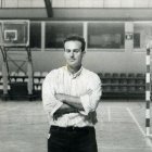 Guillermo Plaza en el pabellón Rafael Florido que ha sido el teatro de sus sueños.