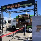 Food truck de 'Wakea Burger' en el Recinto Ferial.