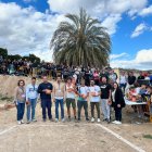 Los mejores clasificados en el Campeonato del Mundo de Lanzamiento de Olla junto al alcalde de Sorbas.