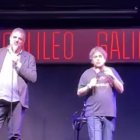 Los humoristas almerienses Paco Calavera y Pepe Céspedes.