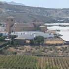 Vista de La Alquería: un vergel alpujarreño.