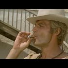 El actor Terence Hill, en un fotograma de 'El genio', su último wéstern en Almería.