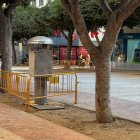 Respiraderos provisionales de los Refugios durante las obras del Paseo