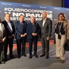 Foto de la delegación almeriense en el acto de #QuieroCorredor