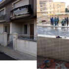 Imagen de la calle y de la operación policial