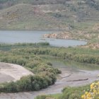 El embalse de Benínar, a los pies de la Alpujarra, el segundo de la provincia de Almería por detrás del de Cuevas del Almanzora.