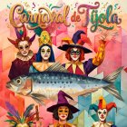 Cartel del carnaval tijoleño de este 2026.