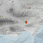 Cadena de terremotos en los últimos días.