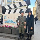 Félix Almonacid junto a su prometida Mónica Juarez en el Festival de Cine de Almería.