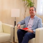 José María Martín Fernández, fotografiado esta semana en la sede provincial del PSOE de Almería.