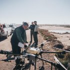 Roquetas de Mar refuerza con drones las labores larvicidas para el control de mosquitos