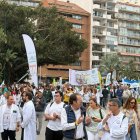 Manifestación de médicos en Málaga el pasado abril.