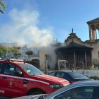 Bomberos actúan en el Cortijo Arcos.