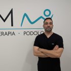 Román Martínez ahora es fisioterapeuta y tiene su propia clínica en Aguadulce.
