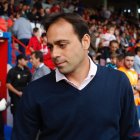 Fran Fernández aquel 2 de junio de 2018 en Lugo. El Almería empató a uno y se salvó de descender a Segunda B.