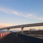 Imagen de uno de los tres viaductos de la conexión entre la A-7 y la A-92 a la altura de Viator.