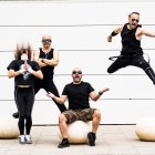 Los integrantes de Mister Sinmarc, banda almeriense de 'hard rock', en una imagen promocional.