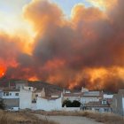 Incendio forestal en Los Gallardos.