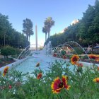 Fuente del Obelisco de la Rambla.