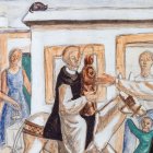 Cartel anunciador de 'Regina Maris', la exposición sobre el patrimonio y la devoción de la Virgen del Mar, patrona de Almería.
