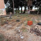 El huerto ha sufrido algunos daños por parte de un grupo de personas que accedieron al recinto.