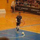 El portero de El Ejido Futsal durante un partido de esta temporada.