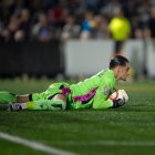Áron Yaakobishvili fue el mejor del Almería. Sostuvo a sus compañeros en Castellò para lograr la remontada en la prórroga por 1-2.