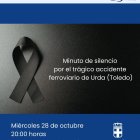 Almería se suma al minuto de silencio por el accidente ferroviario de Toledo: será hoy a las 20:00 en la Plaza de la Constitución