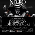 Cartel de la nueva fecha de la Noche en Negro.