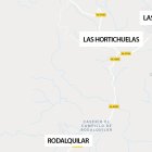 Mapa de la zona donde se ha buscado al menor.