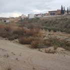 Vista de la rambla del Río Antas junto al casco urbano.