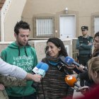 Ángel Cruz y Patricia Ramírez, los padres del niño desaparecido, en una de las intervenciones a los medios.