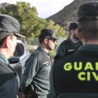 Agentes de la Guardia Civil que participan en el dispositivo de búsqueda.