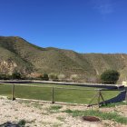 Una balsa próxima al lugar donde se encontró la camiseta del niño.