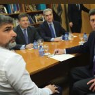 Padres de desaparecidos hoy con el ministro de Justicia.