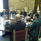 Reunión del ministro Zoido con Guardia Civil y Policía Nacional.