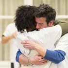 Ana Julia Quezada y Ángel Cruz, el viernes en la Diputación.