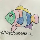 Uno de los dibujos para Gabriel que bucean por la red.