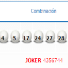 Imagen del boleto premiado.